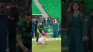 #HassanAli & His wife after match winning againts Bangladesh #pslx  #pakvsban