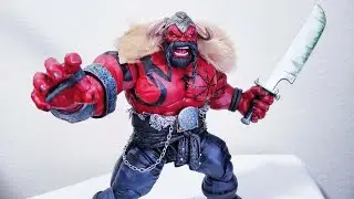 Custom Viking Asgardian Red Hulk Marvel Legends Figure Review