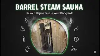 This Outdoor Barrel Sauna Brings a Luxury Spa to Your Backyard