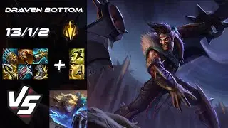 BOTTOM Draven vs Ezreal - EU Challenger Patch 25.S1.4