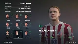 FC 26 Atletico Madrid Player Ratings 