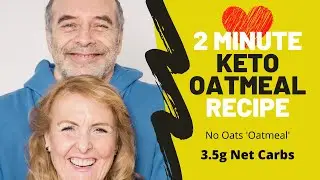 Keto Oatmeal in 2 MINUTES! | Keto Oatmeal Hemp Hearts Recipe