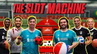 Liverpool Legends take on The Slot Machine Challenge 🎰⚽ | Robbie Fowler,  David James + Adam Rowe