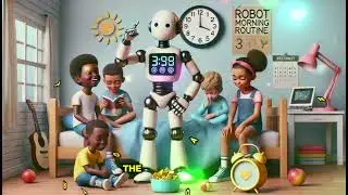🤖🌅 Robot Morning Routine | A Fun Start to the Day! 🎶🛠️