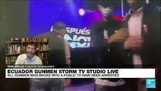 Gunmen burst into Ecuador TV studio, take journalists hostage live on air &bull; FRANCE 24 English