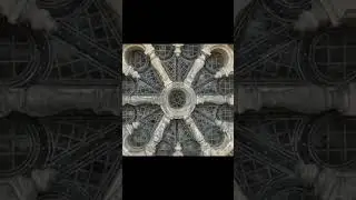 Wheel window at St Nicholas' Church in Castle Hedingham