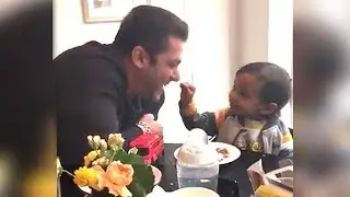 Salman Khan Playing With Ahil Super CUTE Video