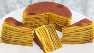 Bagi yang pemula cobalah resep ini hanya 4 bahan saja | ini jadinya yang request Lapis Legit Mini 😄