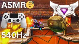 Satisfying PS4 Controller ASMR 😴 Rocket League Ranked 🏆Smooth 4K 240FPS