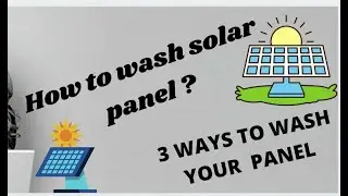 solar panel cleaning system|| Method of cleaning system ||
