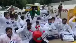 POSTPONE KCET and FINAL YEAR EXAM | DIFFERENT TYPE OF PROTEST BY NSUI MEMBERS | KCET 2020 LATEST NEW