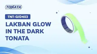 Lakban Glow In The Dark Tonata | Hijau 2.5 Centimeter x 5 Meter