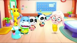 🐼🚌 Baby Panda School Bus Cartoon | Fun Kids Video & Game 🎮 | Learn Colors, Numbers & Friendship