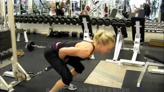 Lower body workout, Maria Virkkunen