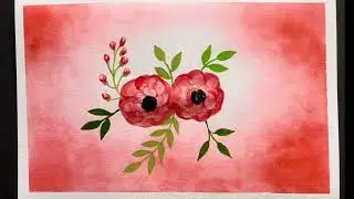 Flowers Acrylic Painting 🌺 🌸