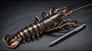 ASMR Cooking: Langoustines with Green Curry Sauce & Scallions | Gemstone Food Sounds