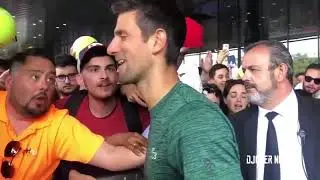 101 NOLE MANIA ! Novak Djokovic Autograph Session   Madrid 2019 HD