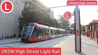 Sydney Light Rail - UNSW High Street Light Rail