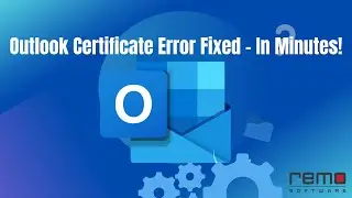 Outlook Certificate Error Fixed &ndash; In Minutes!