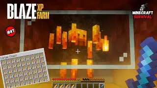 🔥 INSANE BLAZE FARM = UNLIMITED XP in Minecraft Survival (EP-47)