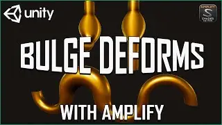 Unity Bulge Deformation Shader with Amplify.