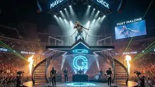 POST MALONE - ROCKSTAR (LIVE RUS at STADIUM ARENA by O.G.)