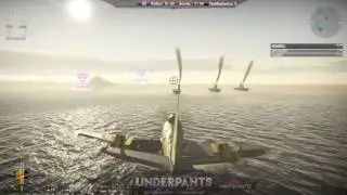 Close call carrier landing