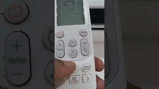 AC remote V swing and H swing use | ac remote buttom use | #ac #remote
