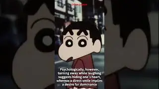 Shinnosuke never laughs facing forward　#crayonshinchan