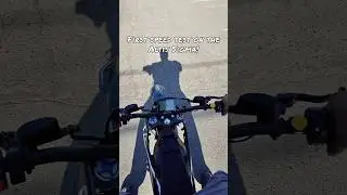 Altis Sigma first speed test with 300lb rider #dirtbike #emoto #speed #speedrun #share #viral