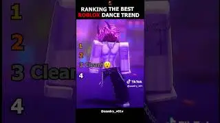 Ranking The Best Roblox Dance Trend #roblox #edit #shorts #robloxedit #short