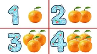 123 Fruit | Fruit Names | 1 to 10 Counting For Kids | Kids Counting Learning | 123 | Kids School