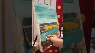 Mudah melukis seperti seorang pelukis pro #99seni #99galeri #ambisiotakkanan
