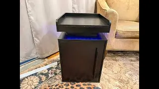 Super fun lighted nightstand makes a party in every room!