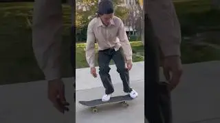 SWITCH WALLIE 50-50 POP SHUV-IT OUT #shorts #skateboarding