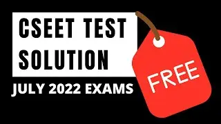 TEST SOLUTION FOR CSEET JULY 2022 EXAMS | CS EXAM SQUAD