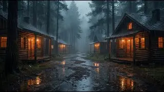 Rain Sounds for Sleeping 🌙 Heavy Rain Ambience to Calm Mind, Deep Sleep & Total Body Relaxation