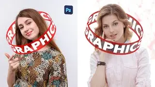 Text Effect Photoshop | Warp Around Text Effect Photoshop Tutorial