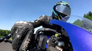 Throttle/Brake view on Yamaha R6 | Knutstorp