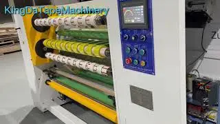 High-speed BOPP tape slitting machine