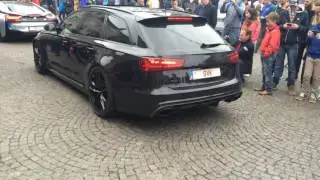 Very loud revs Milltek Audi RS6 Cars&coffee kortrijk 2016