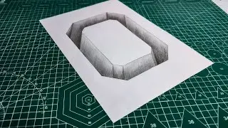 Insane 3D Number '0' Deep Hole Optical Illusion on Paper | Realistic Bottomless Carved Trick Art