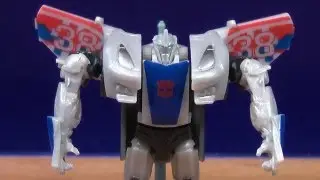 TRANSFORMERS PRIME BEAST HUNTERS CYBERVERSE SMOKESCREEN TOY REVIEW!!...