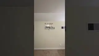Первый в мире баскетбольный бросок, закреплённый на стене! 😱🤯 #шорты