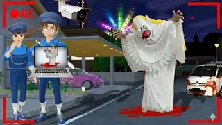 YUTA MIO PANIK CCTV Merekam HANTU DING DONG DI DEPAN RUMAH 😱😰 #sakuraschoolsimulator