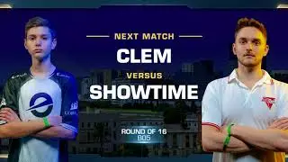 Clem vs ShoWTimE TvP - Round of 16 - WCS Valencia 2018 - StarCraft II