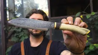 FORJANDO CUCHILLO DE COCINA DE DAMASCO | Artesan&iacute;a y t&eacute;cnicas tradicionales en la @escueladeherreros