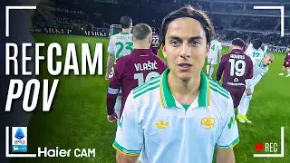 HAIER CAM | REF CAM POV: You Are The Referee in Torino-Roma | Serie A 2025/26