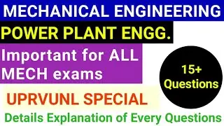 Power plant important questions || UPRVUNL JE @TESTIQofficial