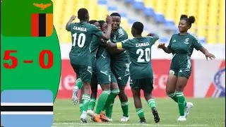 Zambia Vs Botswana (5 - 0) All Goals & Extended Highlights – COSAFA WOMEN'S U17 CHAMPIONSHIP